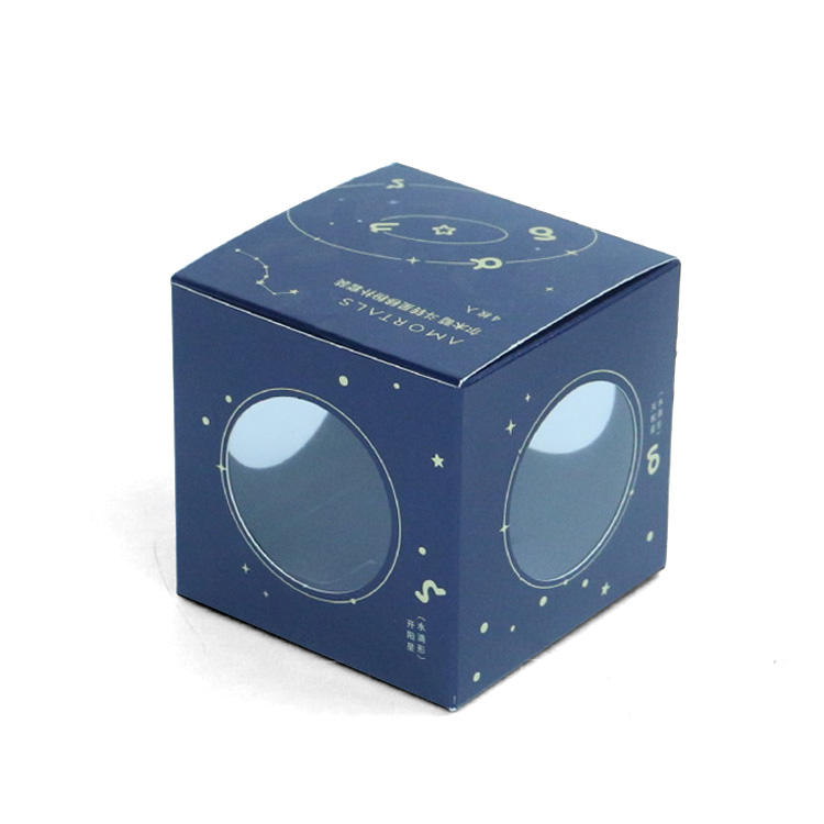 Constellation series square blue powder puff packaging box.jpg