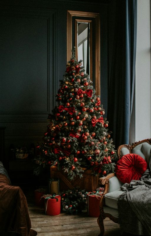 paper bag gift under Christmas trees.jpg